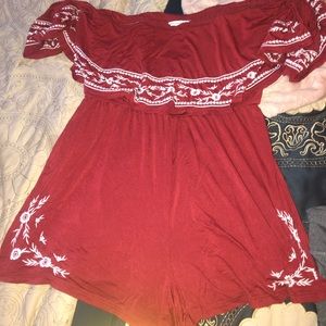 American Eagle off the Shoulder Romper